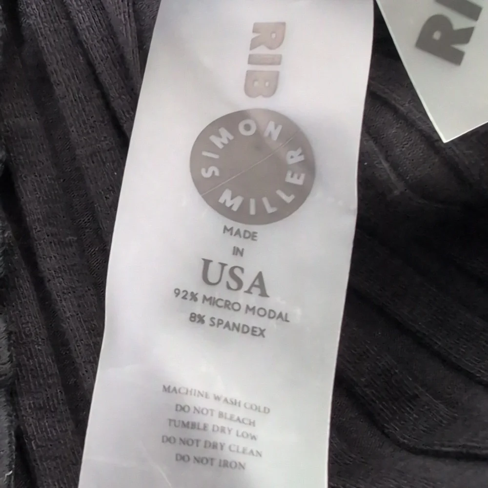 Simon Miller Aukai Rib-knit Sleeveless Tunic Top - Picture 7 of 7